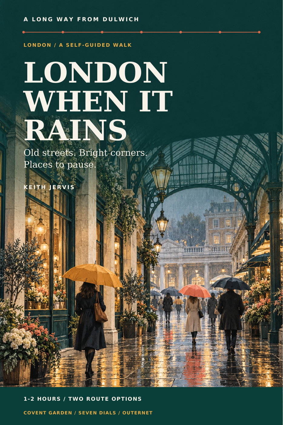 London When It Rains by Keith Jervis: front cover